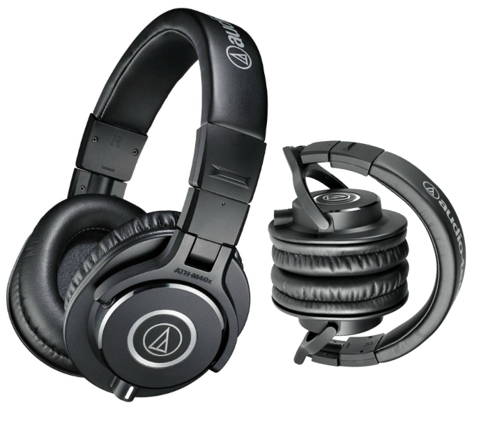 Audio-Technica ATH-M40X Professional Studio Monitor Headphones / Wired Headphones For Audio Mixing